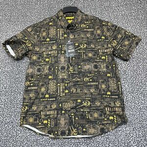 RSVLTS Batman 85th Anniv Property of Wayne Enterprises Shirt XL Button Down New